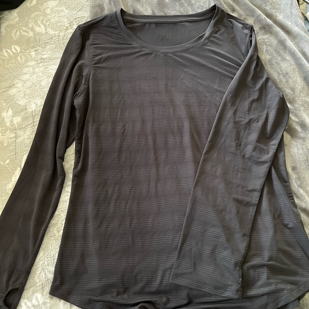 Zyia subtle stripe top